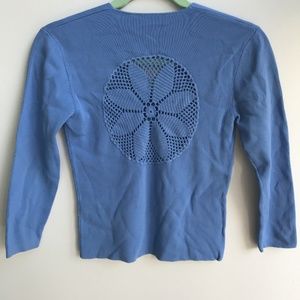 Vintage Knitted Cutout Sweater